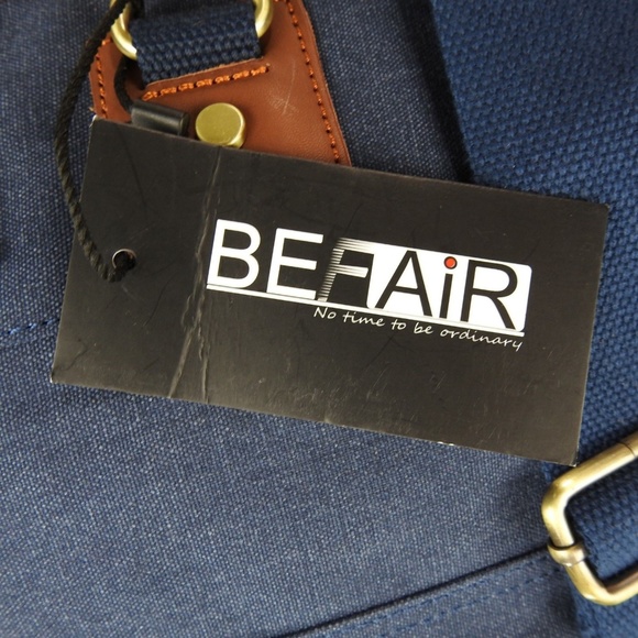 Canvas Rucksack Travel Duffel Bag Shoulder Sling - Picture 8 of 8